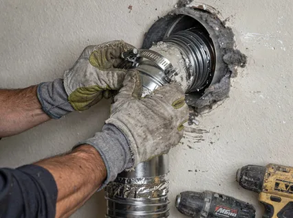 Dryer Vent Hose Installation in Norton