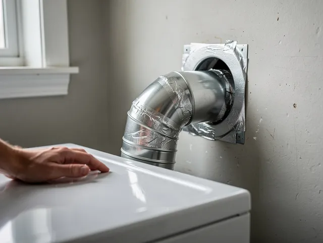 Norton Dryer Vent Cleaning expert performing professional dryer vent repair and installation in Norton